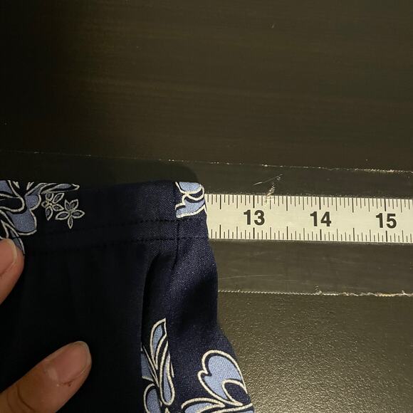 Vintage In Design Girls Skirt Size 12/14 Blue Floral Pull On Fairy Grunge 90s - Picture 5 of 7